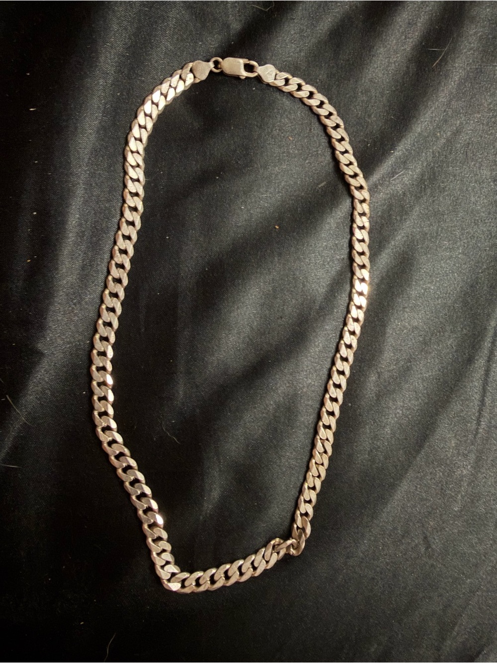 Classic Silver-Tone Curb Chain Necklace -  Accessories